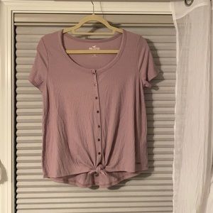 Hollister light purple t-shirt